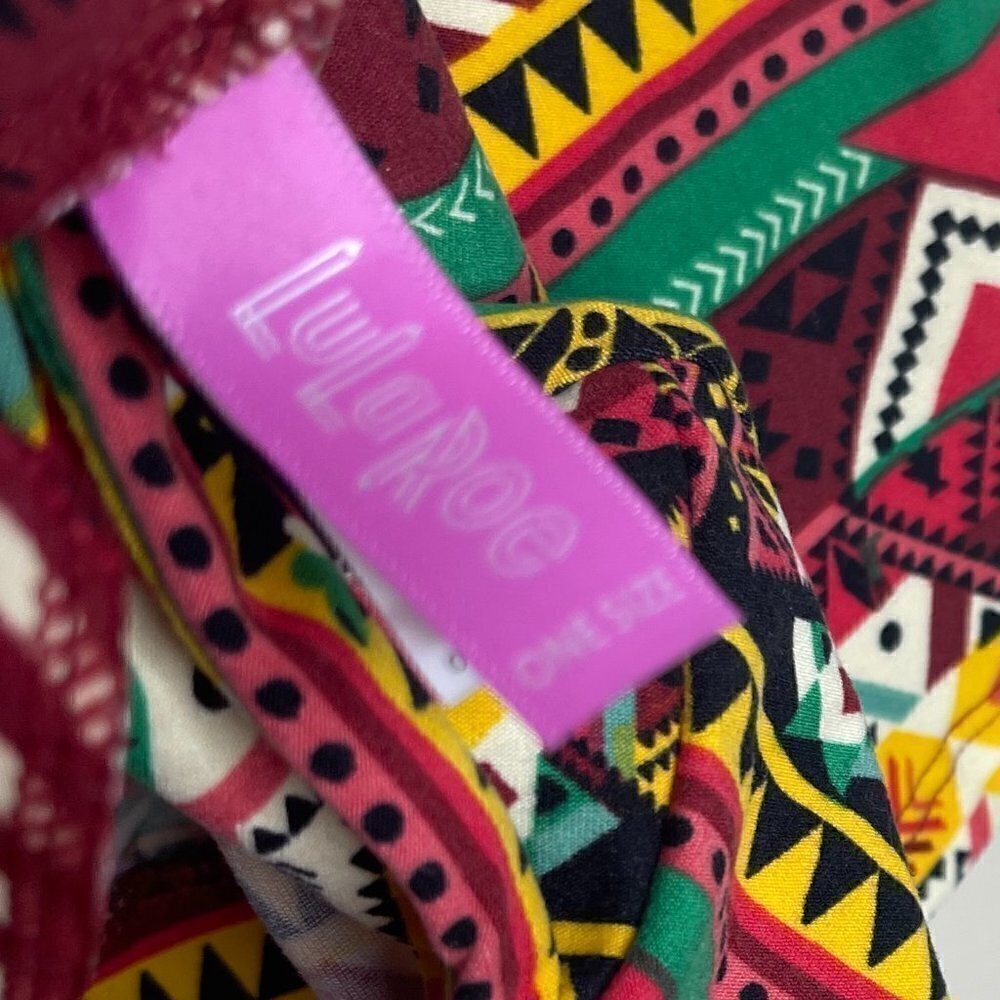 LULAROE OS santa christmas leggings - Picture 2 of 2